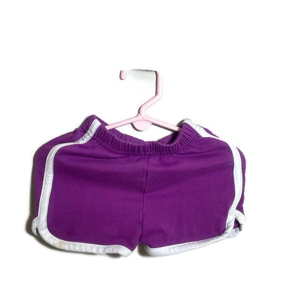2/$10 Sale! Kids Korner Purple Tank Top and Shorts Set Size 9 Months - Picture 7 of 11
